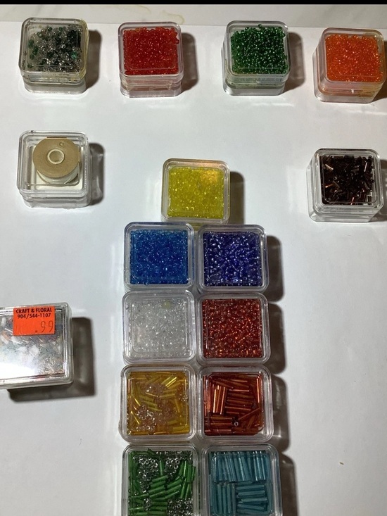 Other - LOT VTG Seed & Bugle Beads Glass Wang's 9~Venezuela, 4~Taiwan, 1~Japan, 1 Nymo